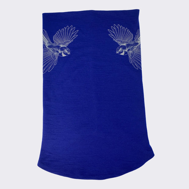 Windpipe Neck Warmer - Pīwakawaka Print