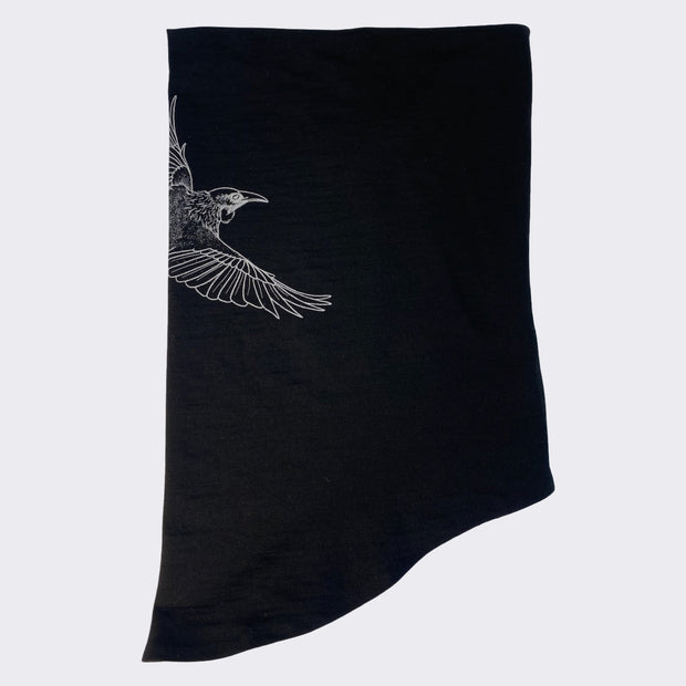 Windpipe Neck Warmer - Tūī Print