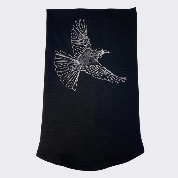 Windpipe Neck Warmer - Tūī Print