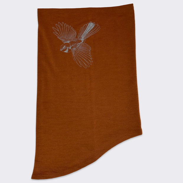 Windpipe Neck Warmer - Pīwakawaka Print