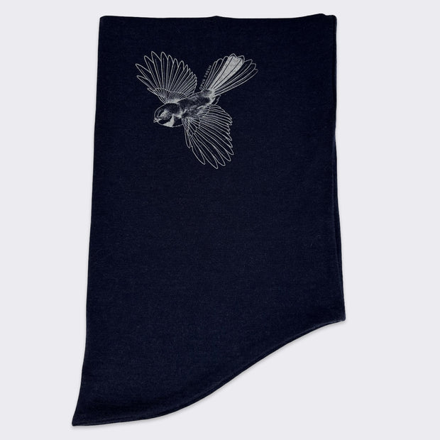 Windpipe Neck Warmer - Pīwakawaka Print