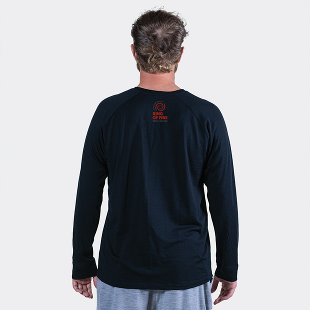 Ring of Fire Raglan - Black