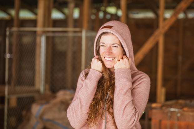 Haven Hoodie - Blush Pink