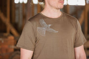 Tūī Tumble Tee - Walnut