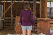 Raglan Tee - Merlot