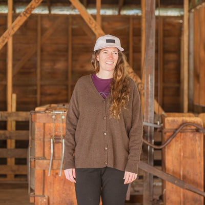 Crossover Cardigan - Chocolate