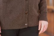Crossover Cardigan - Chocolate