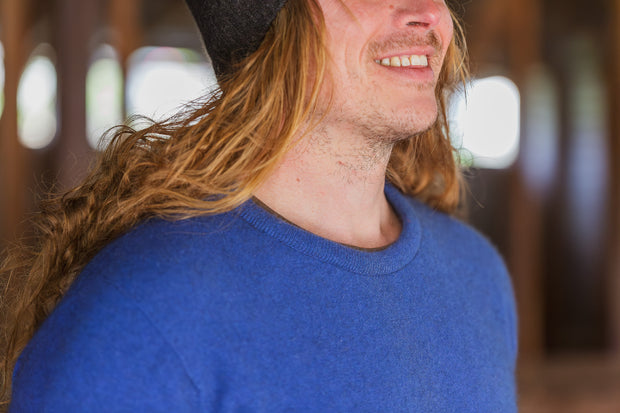 Crew Sweater - Cobalt Blue