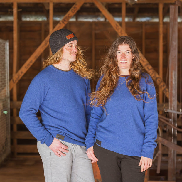 Crew Sweater - Cobalt Blue