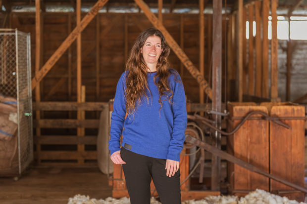 Crew Sweater - Cobalt Blue