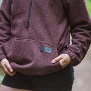 Half Zip Sweater - Raisin