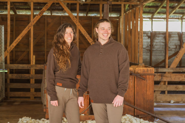 The Stable Sweater - Chocolate