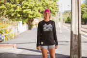 Tussock Traverse Raglan Tee - Black