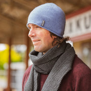 Opus Scarf - Black chevron