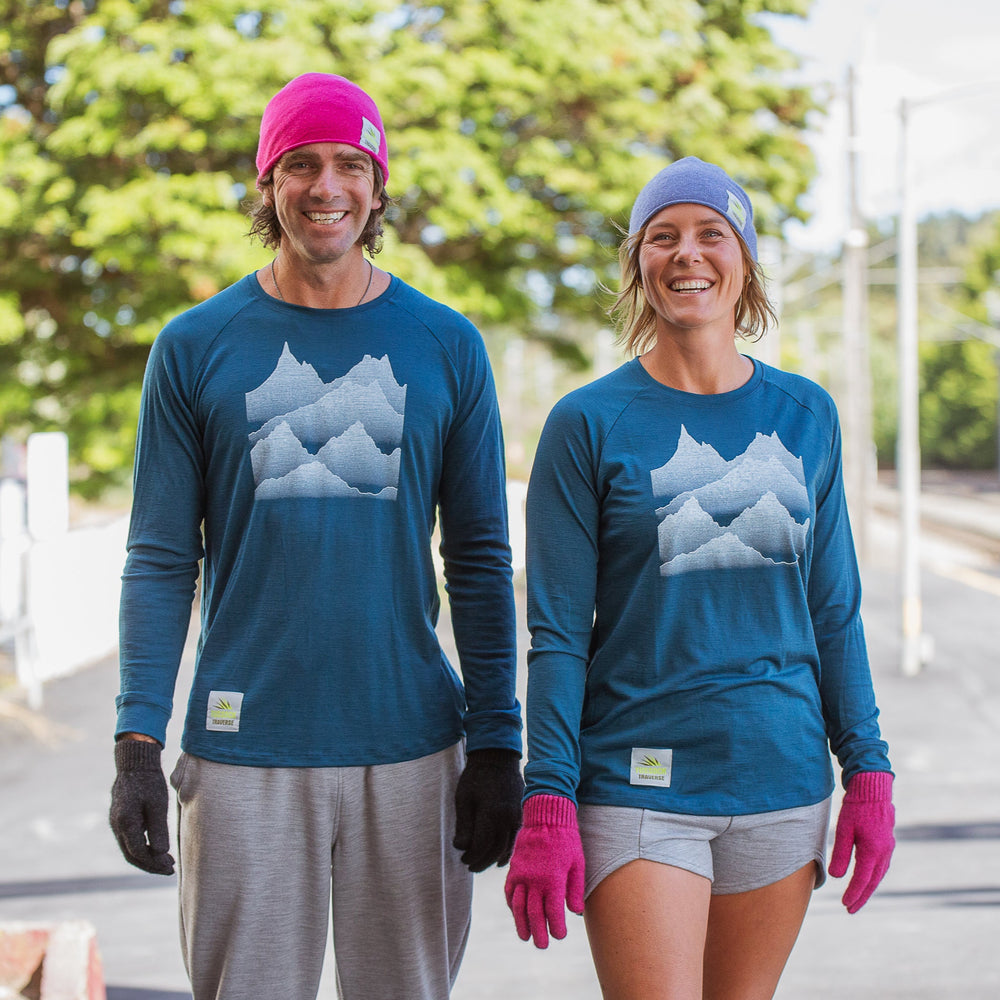 Tussock Traverse Raglan Tee - Teal