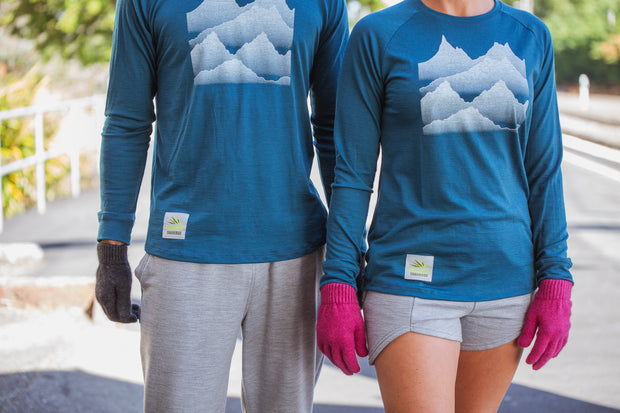 Tussock Traverse Raglan Tee - Teal