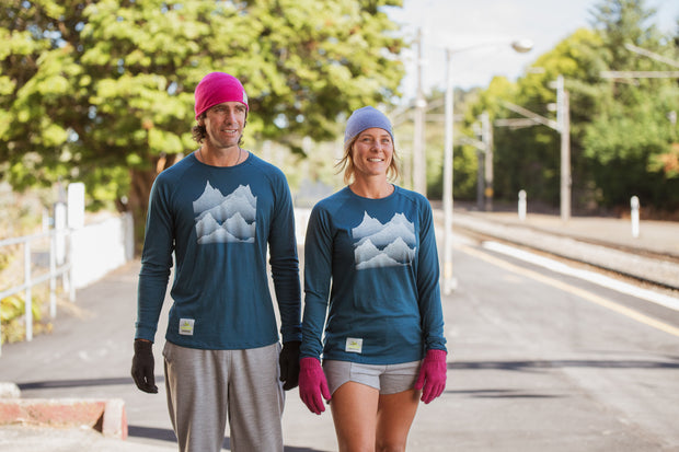 Tussock Traverse Raglan Tee - Teal