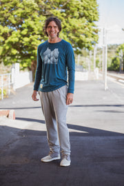 Tussock Traverse Raglan Tee - Teal