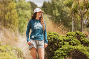 Tussock Traverse Raglan Tee - Teal