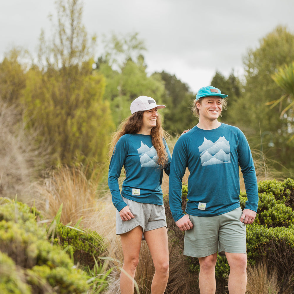 Tussock Traverse Raglan - Teal