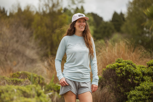 Raglan Tee - Bluebird Ruapehu
