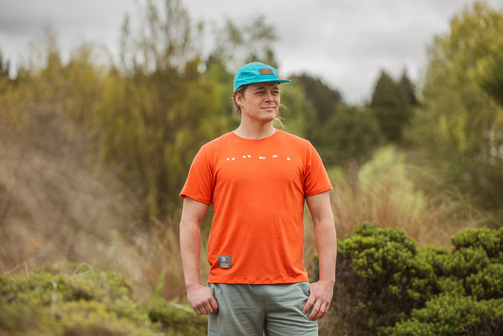 The Goat Tumble Tee - Mandarin