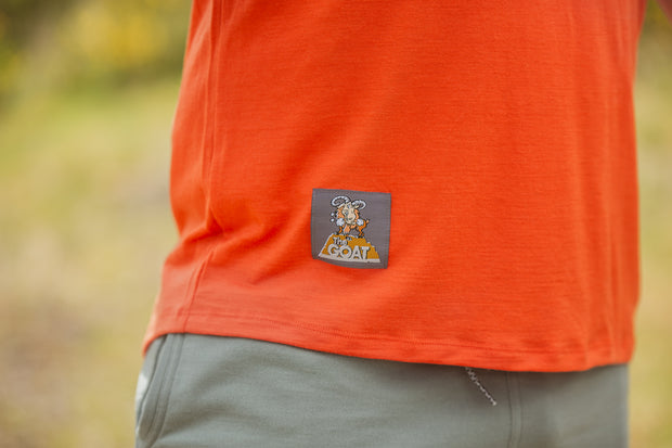 The Goat Tumble Tee - Mandarin