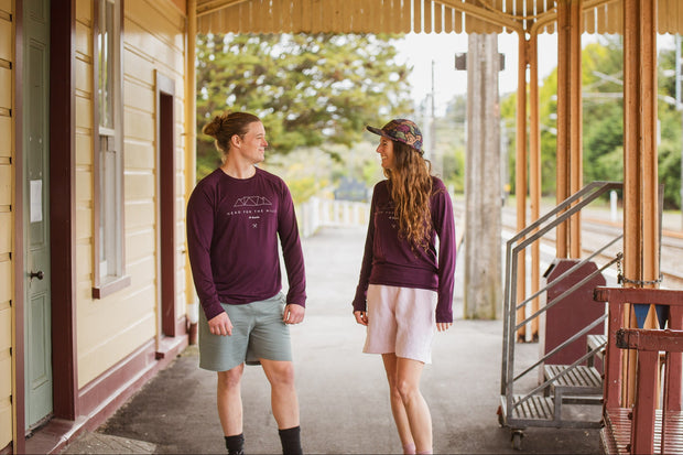 Raglan Tee - Merlot