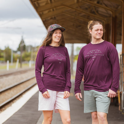 Raglan Tee - Merlot