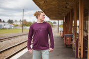 Raglan Tee - Merlot