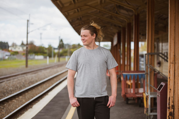 Tumble Tee - Grey Marle