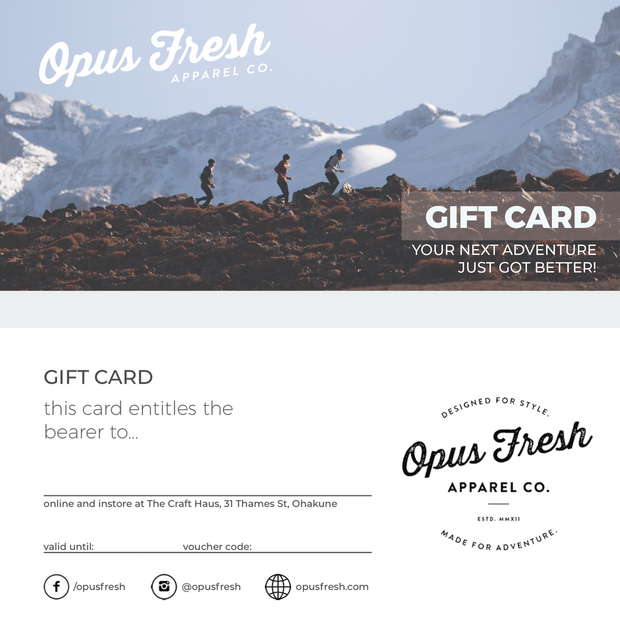 Opus Gift Card